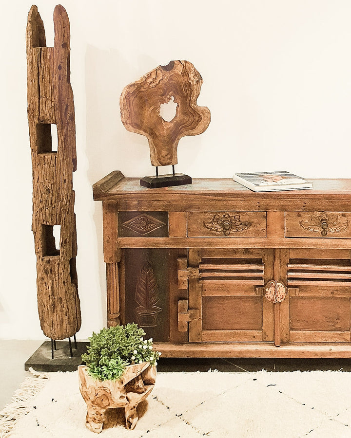 SEPIK - TEAK WOODEN STAND DECO