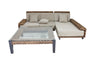 FAKARAVA RATTAN SOFA | NATURAL/BEIGE 84X206X85CM