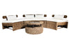 RANGIROA RATTAN COFFEE TABLE | NATURAL 70DIAX40CM
