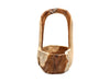 ISMENE TEAK POT | NATURAL 20X35CM