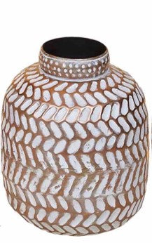 MORPHER VASE WHITE-GOLD 45