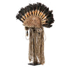 ETHNIC HELMET STAND -NATURAL SHELLS-