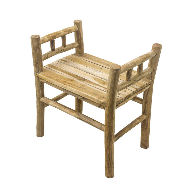 KAUAI BENCH - TEAK BRANCH BENCH