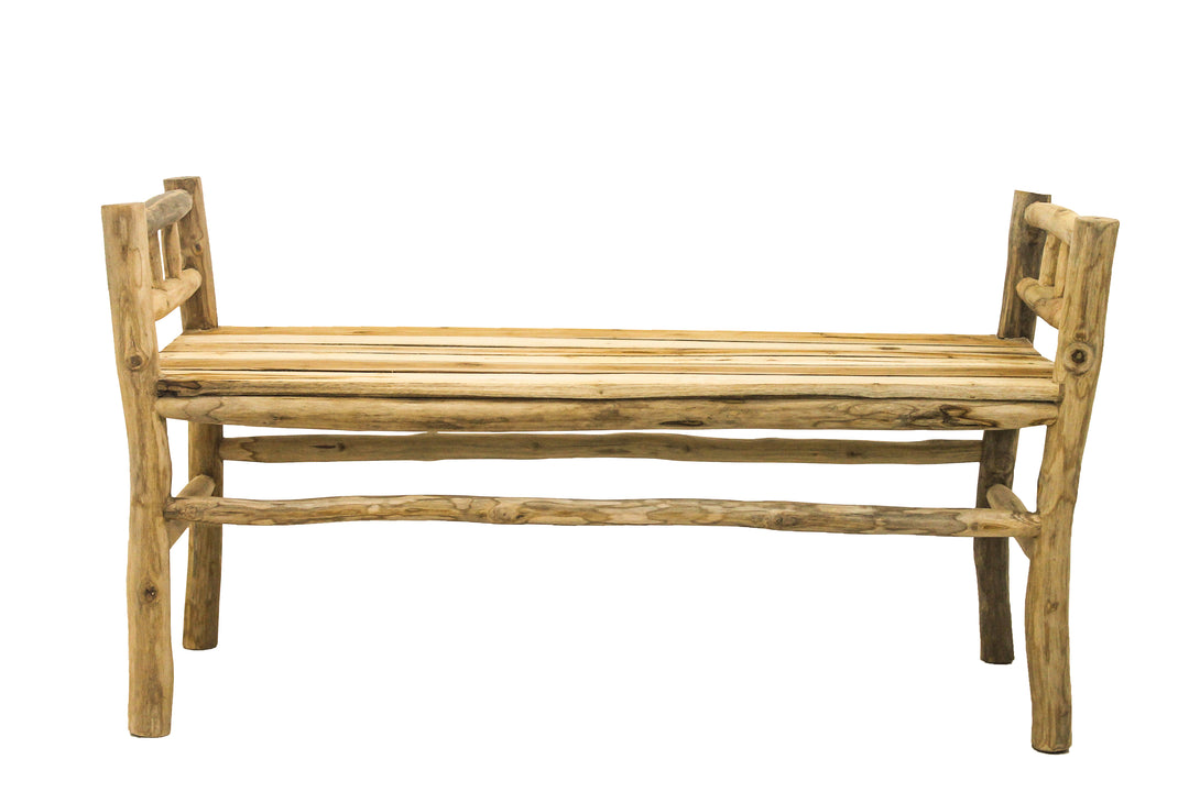 KAUAI BENCH - TEAK BRANCH BENCH