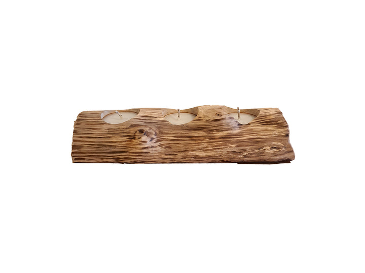 LAMI CANDLE - TEAK CANDLE BOWL