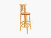 MANUK - TEAK WOOD BAR STOOL