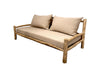 MOLUCAS - TWO SEAT SOLID TEAK SOFA