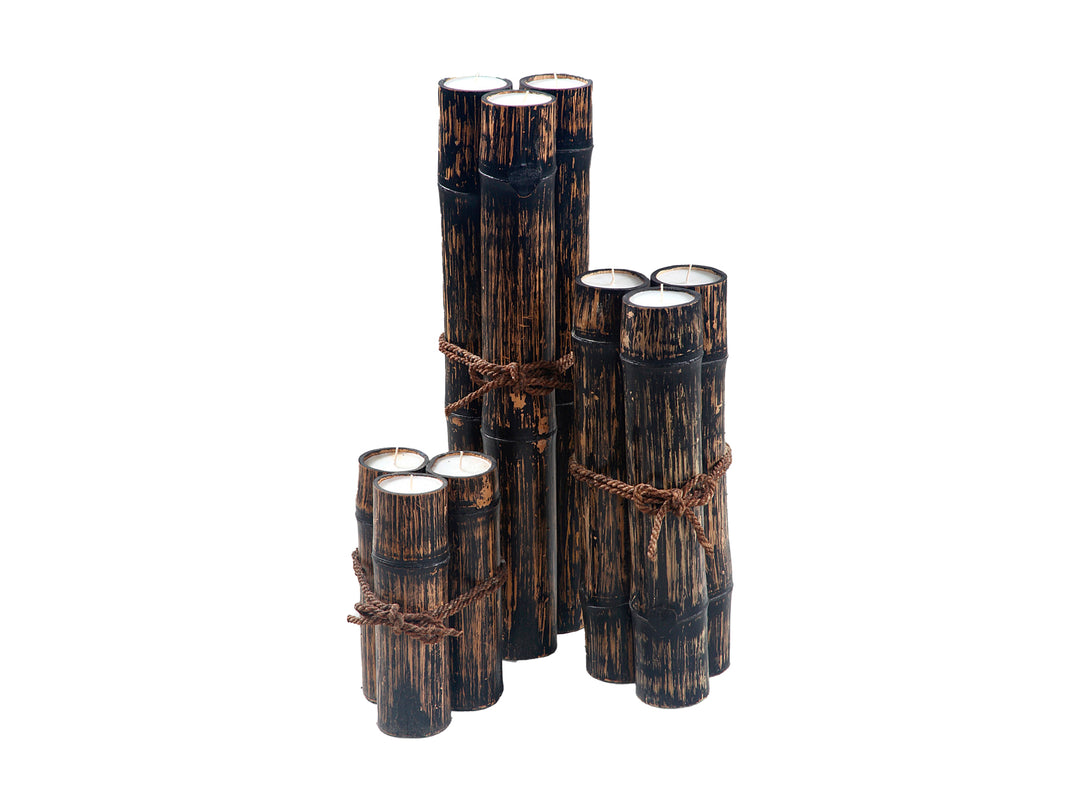 NEREA BAMBOO CANDLE BLACK