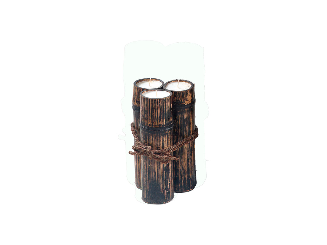 NEREA BAMBOO CANDLE BLACK