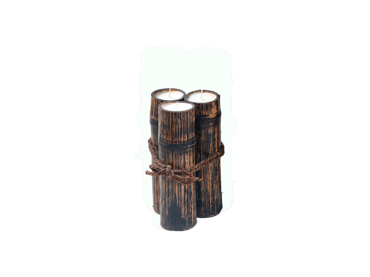 NEREA BAMBOO CANDLE BLACK