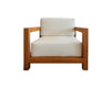 SANTORINI - SOLID TEAK ARM SOFA