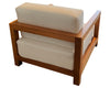 SANTORINI - SOLID TEAK ARM SOFA