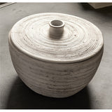 SULA TERRACOTA BOWL W/LID | 24CM
