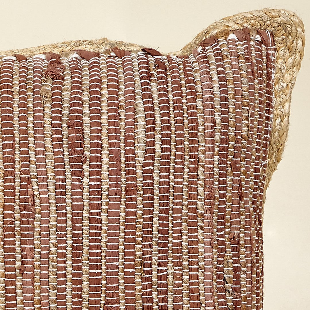 CHOCOLATE YUTE CUSHION 45X45