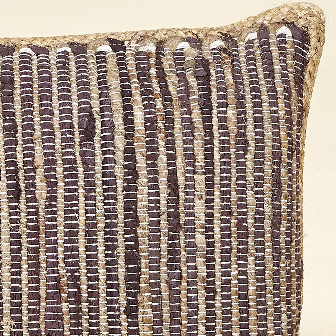 CHOCOLATE YUTE CUSHION 45X45