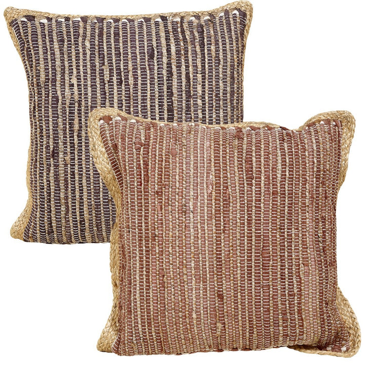 CHOCOLATE YUTE CUSHION 45X45