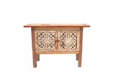 ACANTHA -  CARVED TEAK WOOD CONSOLE TABLE