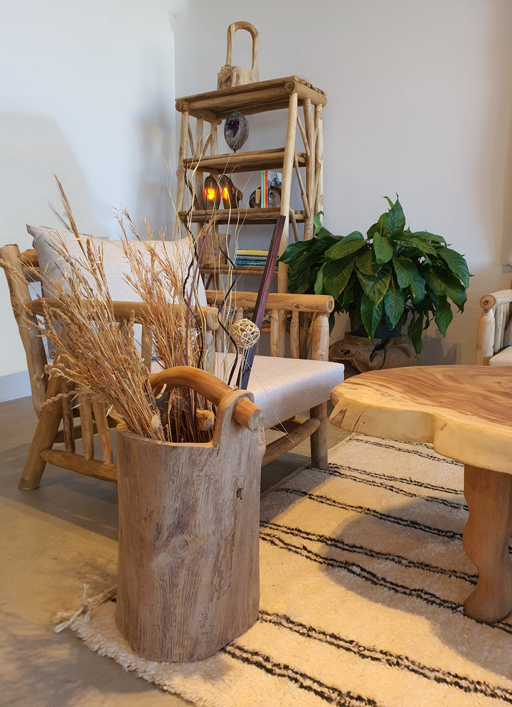 AQUARIUS TEAK POT | 30X50CM