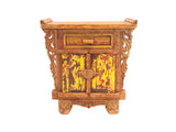 DAEDALUS -  CARVED TEAK WOOD BUFFET