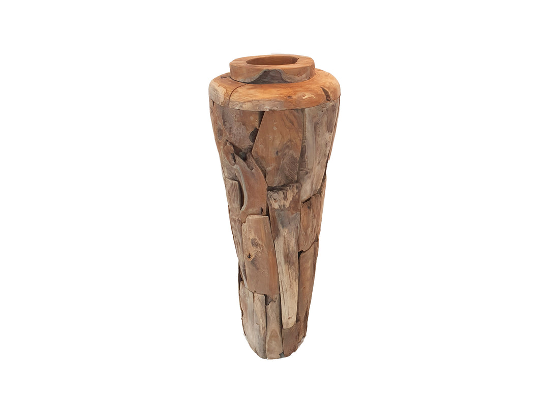 HORUS - RECLAIMED RUSTIC TEAK POT