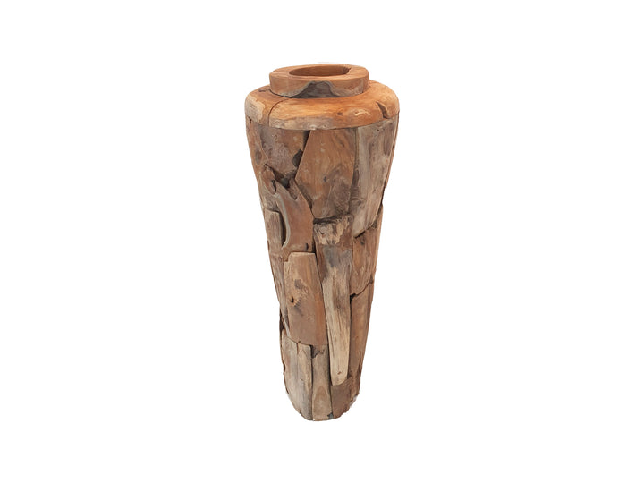 HORUS - RECLAIMED RUSTIC TEAK POT