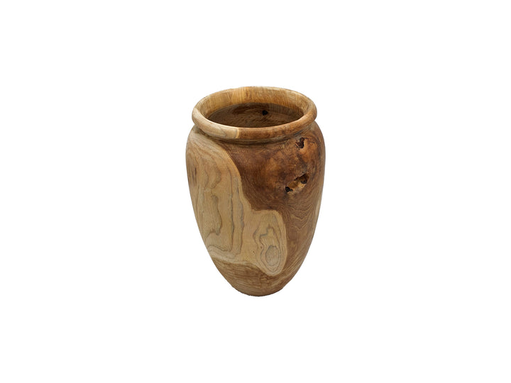 JUNO - TEAK POT - NATURAL